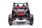 Can-Am Maverick 2-Persoons Buggy, 24V 14Ah, Leder Zitje, Rubberen Banden