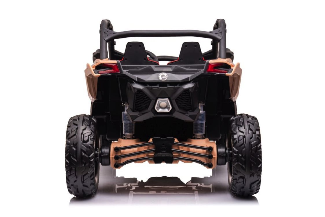 Can-Am Maverick 2-Persoons Buggy, 24V 14Ah, Leder Zitje, Rubberen Banden