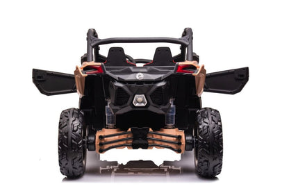 Can-Am Maverick 2-Persoons Buggy, 24V 14Ah, Leder Zitje, Rubberen Banden