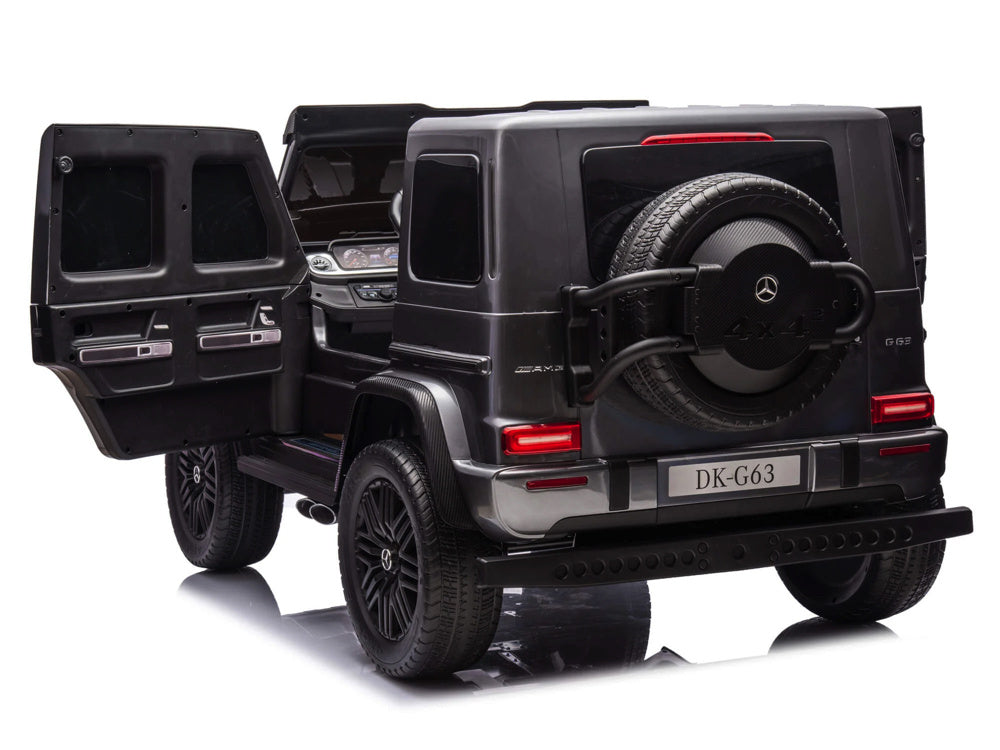 Mercedes G63 2-Zitter, 24 Volt Elektrische Kinderauto Met Rubberen Banden En Meer!