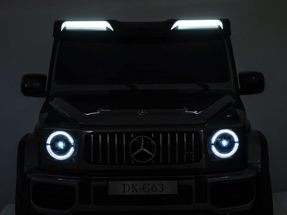 Mercedes G63 2-Zitter, 24 Volt Elektrische Kinderauto Met Rubberen Banden En Meer!