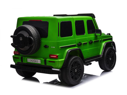 Mercedes G63 2-Zitter, 24 Volt Elektrische Kinderauto Met Rubberen Banden En Meer!
