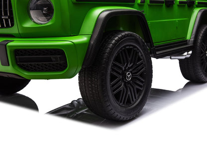 Mercedes G63 2-Zitter, 24 Volt Elektrische Kinderauto Met Rubberen Banden En Meer!