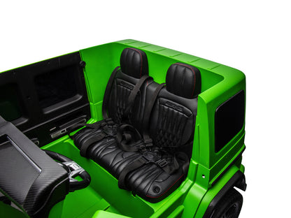 Mercedes G63 2-Zitter, 24 Volt Elektrische Kinderauto Met Rubberen Banden En Meer!