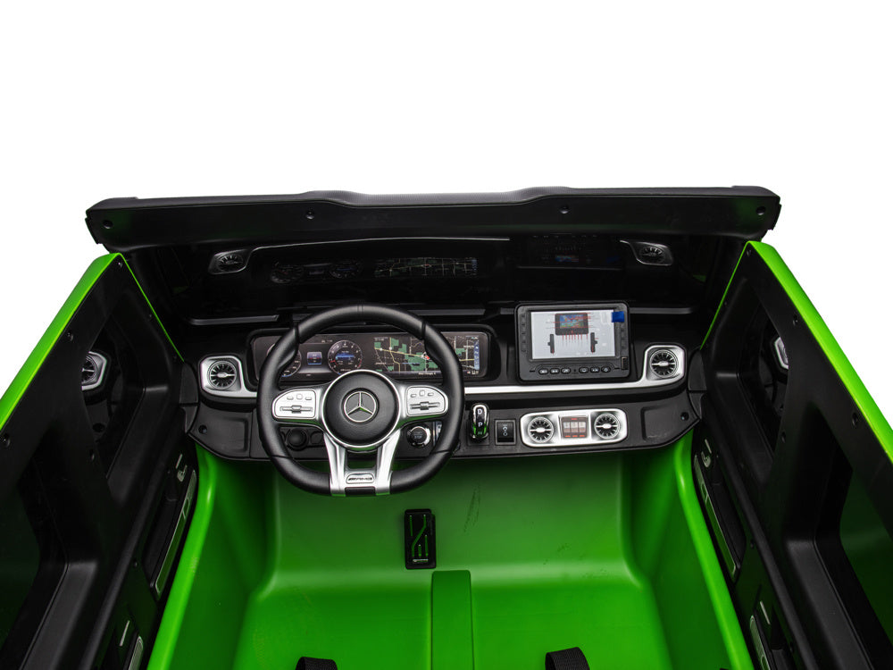 Mercedes G63 2-Zitter, 24 Volt Elektrische Kinderauto Met Rubberen Banden En Meer!