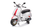 Vespa Sprint, 12 Volt Elektrische Scooter Met Muziek En Meer!