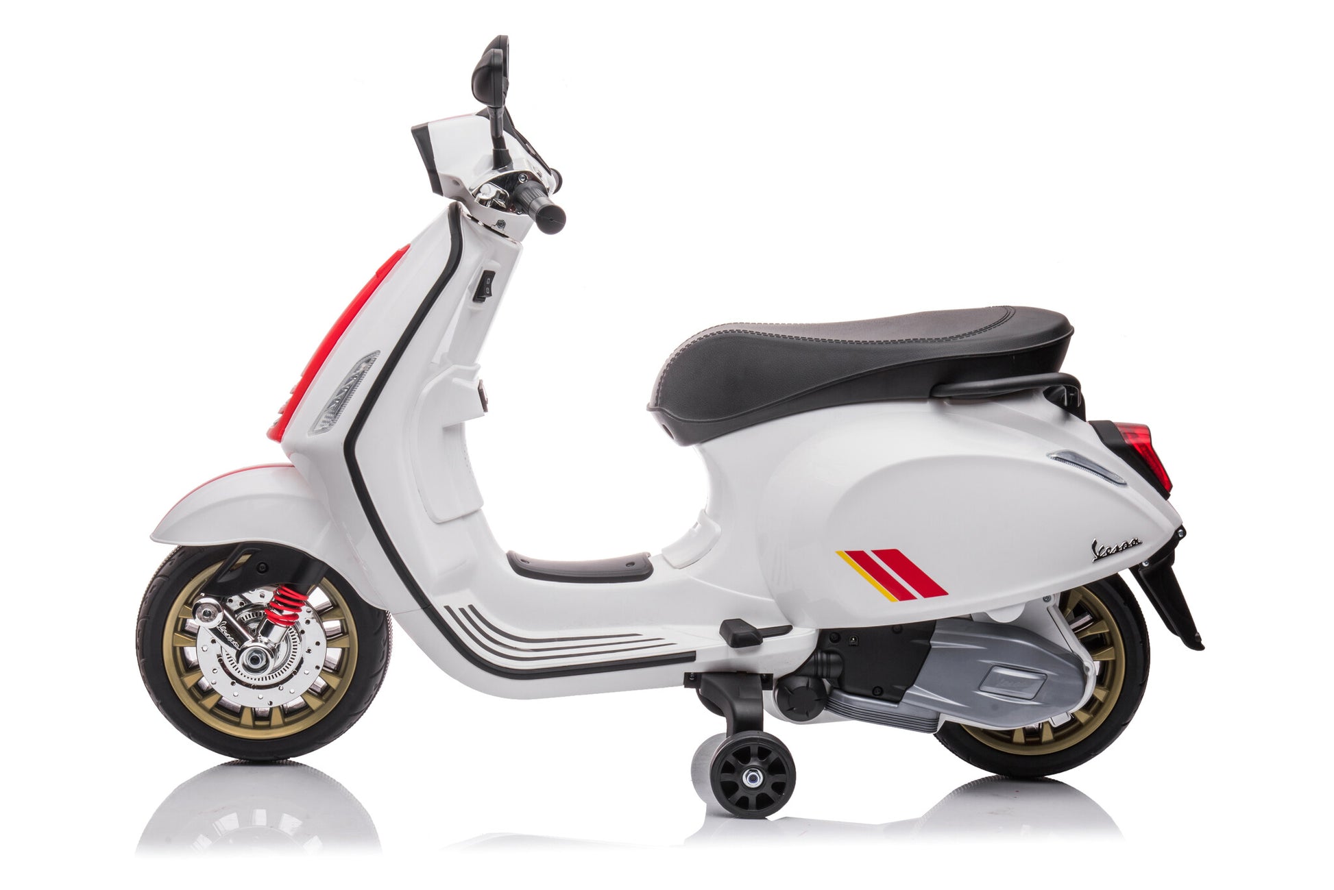 Vespa Sprint, 12 Volt Elektrische Scooter Met Muziek En Meer!
