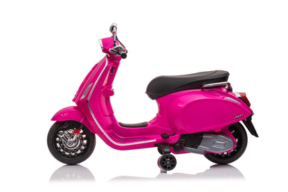 Vespa Sprint, 12 Volt Elektrische Scooter Met Muziek En Meer!