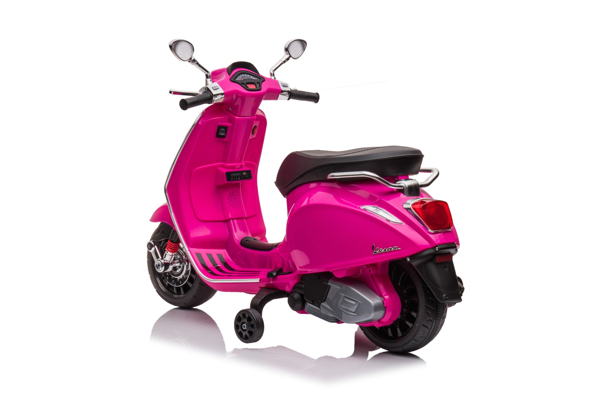 Vespa Sprint, 12 Volt Elektrische Scooter Met Muziek En Meer!