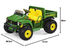 John Deere 12 Volt Elektrische Kinder Tractor Met Werkende Graafarm En Kantel Bak Duits Engels Frans Vertaling