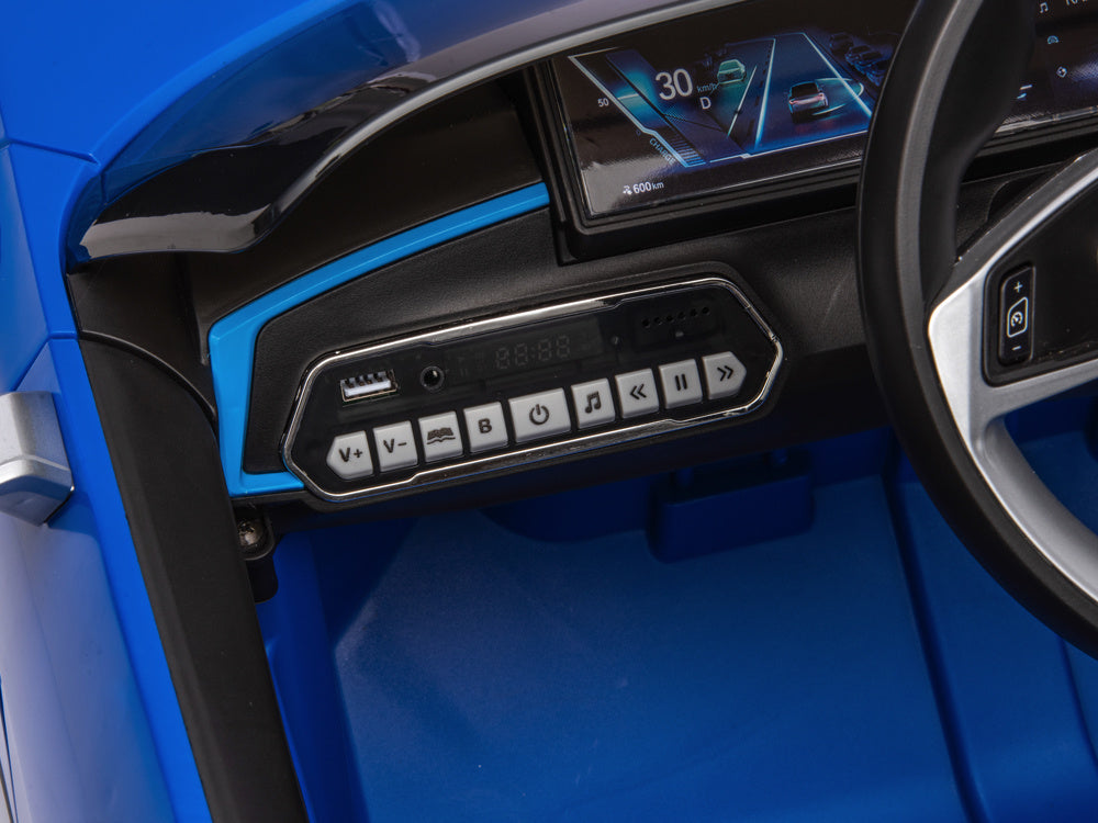Bmw I4, Elektrische Kinderauto, 12V, Leren Zitje, Muziekmodule En Meer!