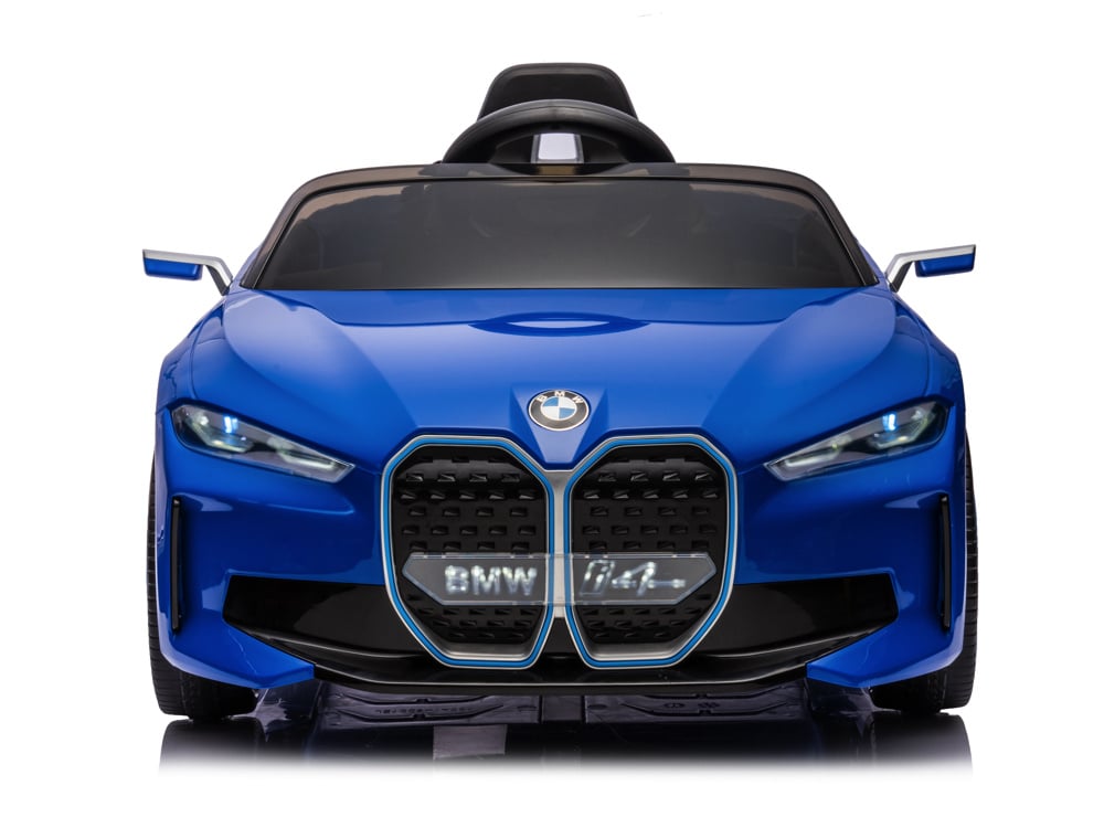 Bmw I4, Elektrische Kinderauto, 12V, Leren Zitje, Muziekmodule En Meer!
