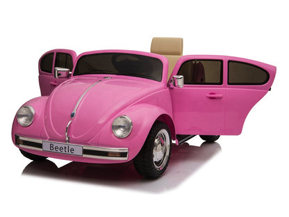 Volkswagen Beetle Oldtimer, 12 Volt Kinderauto Met Rubberen Banden En Meer!