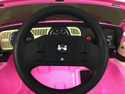 Volkswagen Beetle Oldtimer, 12 Volt Kinderauto Met Rubberen Banden En Meer!