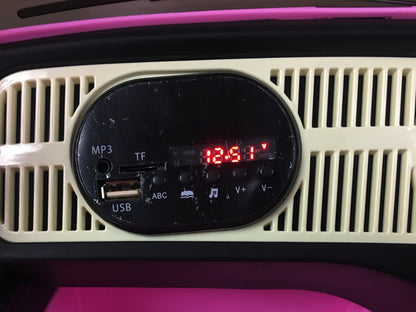 Volkswagen Beetle Oldtimer, 12 Volt Kinderauto Met Rubberen Banden En Meer!