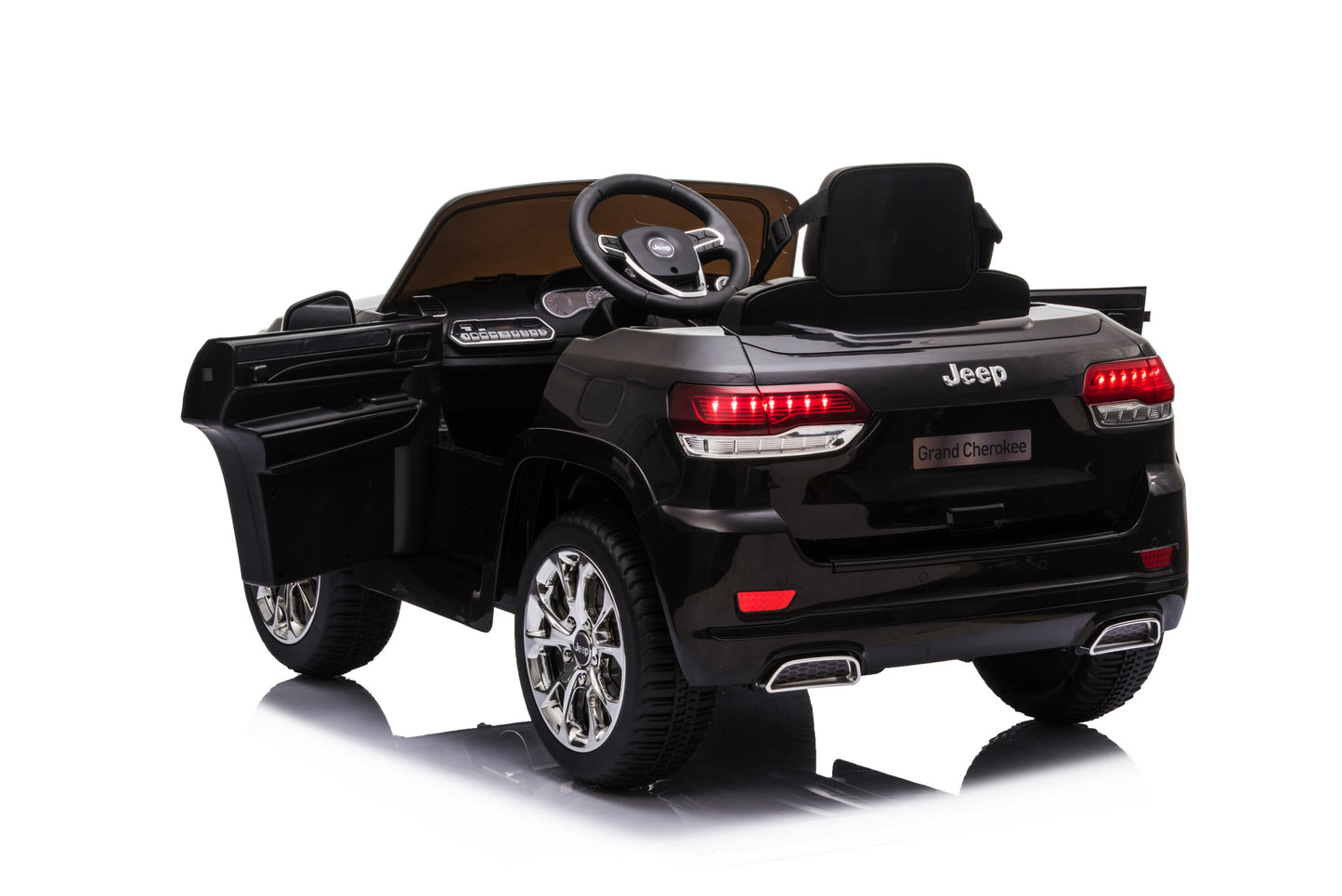 Jeep Grand Cherokee, 12 Volt Elektrische Kinderauto, Leder Zitje En Meer!