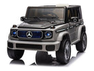 Mercedes Benz Eqg, 12 Volt Elektrische Kinderauto Met Rubberen Banden, Leder Zitje En Meer!