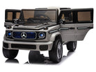 Mercedes Benz Eqg, 12 Volt Elektrische Kinderauto Met Rubberen Banden, Leder Zitje En Meer!