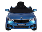 Bmw 6 Gt, Leder Zitje, Rubberen Banden, Kinder Accu Auto!