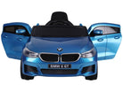 Bmw 6 Gt, Leder Zitje, Rubberen Banden, Kinder Accu Auto!
