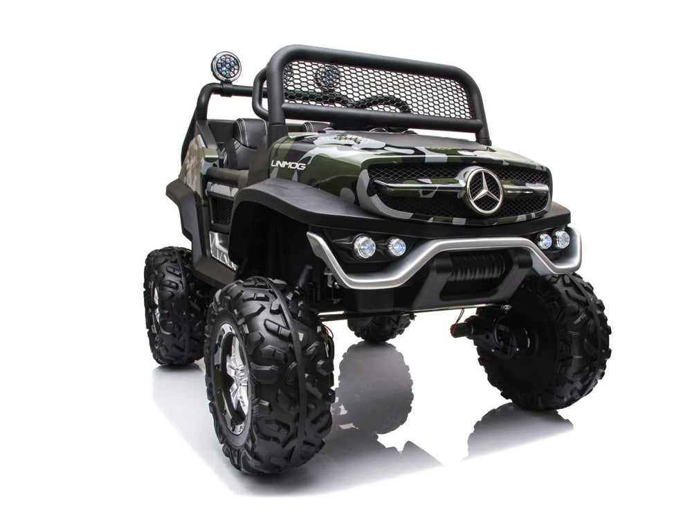 Mercedes-Benz Unimog, 12V Kinder Accu Voertuig, Buggy Met Vele Opties