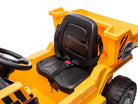 Werkvoertuig Met Bak, 12 Volt Elektrische Kinderauto, 4 Motoren, Rubberen Banden En Kunstleder Zitje!