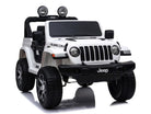 Jeep Wrangler Rubicon, 12V Kinderauto Met Lithium Accu, Rubberen Banden, Leder Zitje