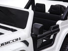 Jeep Wrangler Rubicon, 12V Kinderauto Met Lithium Accu, Rubberen Banden, Leder Zitje