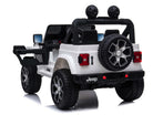 Jeep Wrangler Rubicon, 12V Kinderauto Met Lithium Accu, Rubberen Banden, Leder Zitje