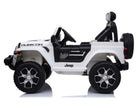 Jeep Wrangler Rubicon, 12V Kinderauto Met Lithium Accu, Rubberen Banden, Leder Zitje
