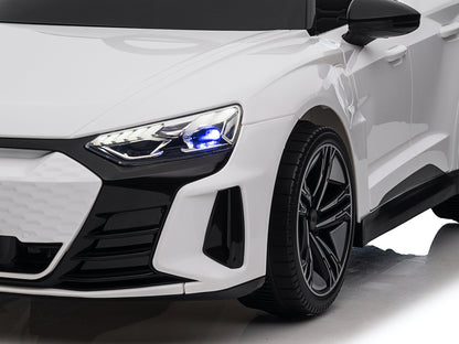 Audi Rs E-Tron Gt, 12 Volt Elektrische Kinder Voertuig Met Muziek Module En Meer!