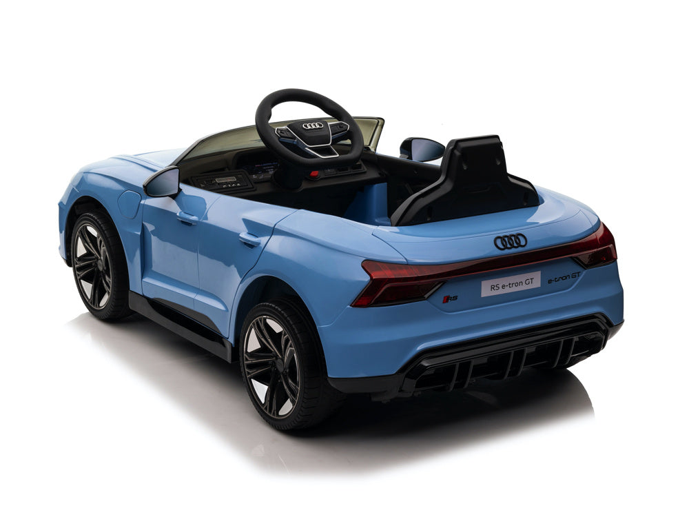 Audi Rs E-Tron Gt, 12 Volt Elektrische Kinder Voertuig Met Muziek Module En Meer!