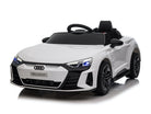 Audi Rs E-Tron Gt, 12 Volt Elektrische Kinder Voertuig Met Muziek Module En Meer!