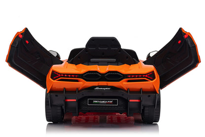 Lamborghini Revuelto, 12 Volt Elektrische Kinderauto Met Eva Banden En Kunstleder Zitje!