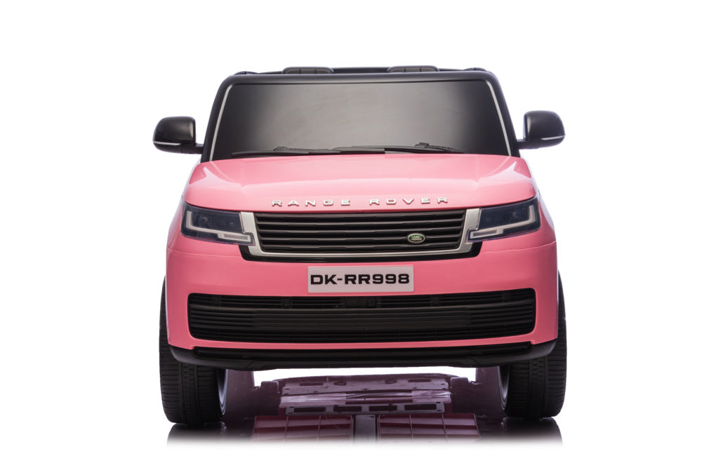 2-Persoons Range Rover, 24 Volt Elektrische Kinderauto, Mp4-Scherm, Rubberen Banden, Leder Zitting