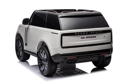 2-Persoons Range Rover, 24 Volt Elektrische Kinderauto, Mp4-Scherm, Rubberen Banden, Leder Zitting