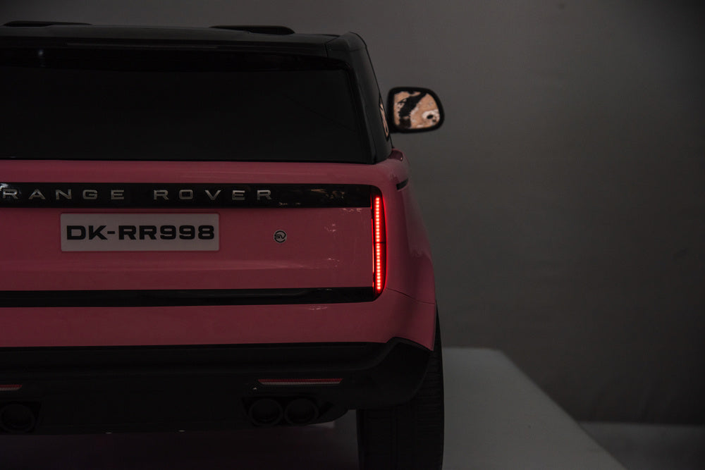 2-Persoons Range Rover, 24 Volt Elektrische Kinderauto, Mp4-Scherm, Rubberen Banden, Leder Zitting