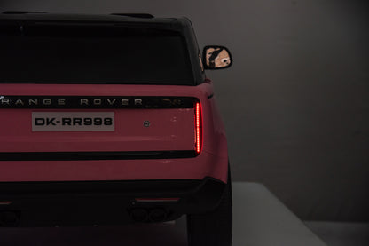 2-Persoons Range Rover, 24 Volt Elektrische Kinderauto, Mp4-Scherm, Rubberen Banden, Leder Zitting
