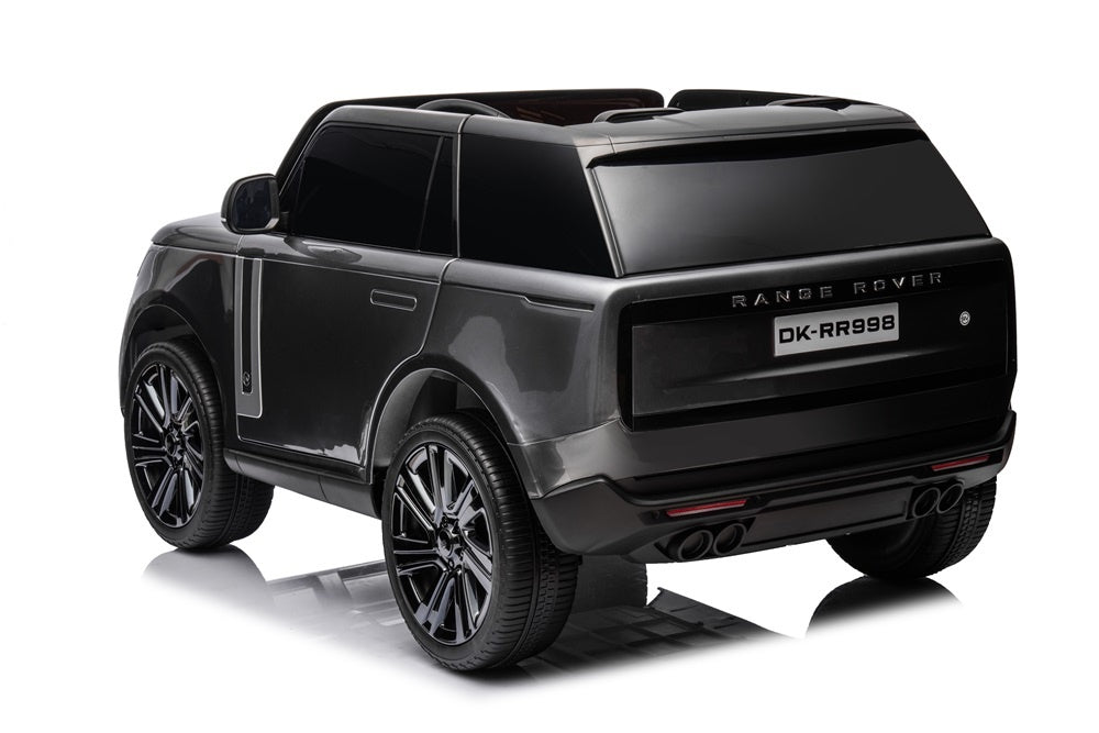 2-Persoons Range Rover, 24 Volt Elektrische Kinderauto, Mp4-Scherm, Rubberen Banden, Leder Zitting
