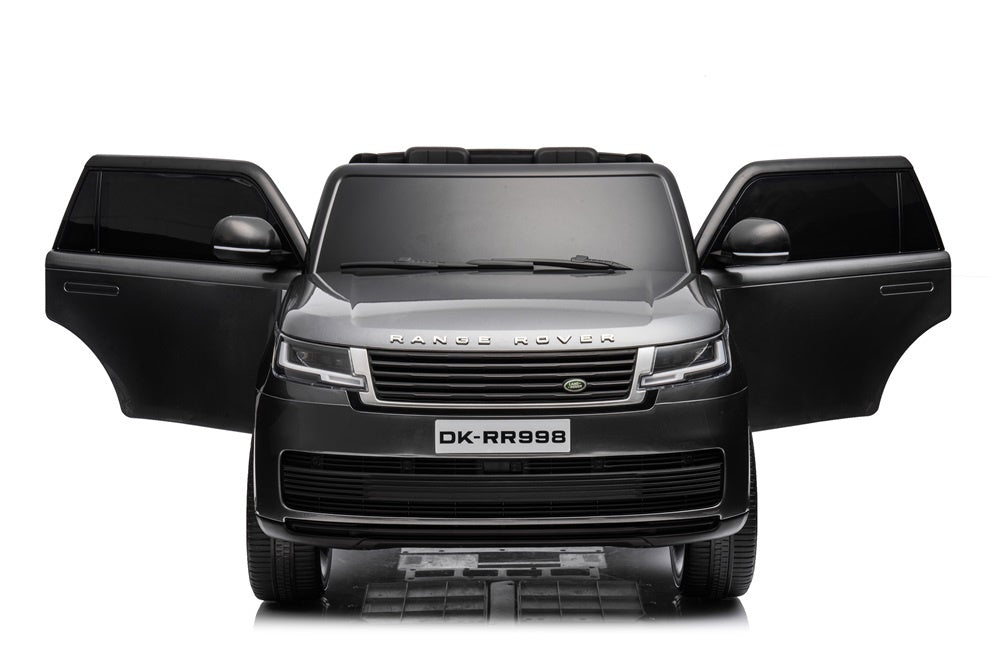 2-Persoons Range Rover, 24 Volt Elektrische Kinderauto, Mp4-Scherm, Rubberen Banden, Leder Zitting