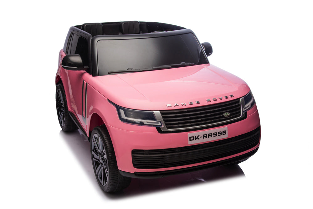2-Persoons Range Rover, 24 Volt Elektrische Kinderauto, Mp4-Scherm, Rubberen Banden, Leder Zitting