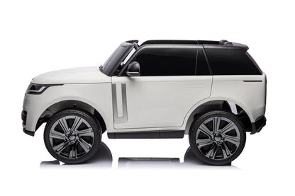 2-Persoons Range Rover, 24 Volt Elektrische Kinderauto, Mp4-Scherm, Rubberen Banden, Leder Zitting