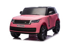 2-Persoons Range Rover, 24 Volt Elektrische Kinderauto, Mp4-Scherm, Rubberen Banden, Leder Zitting