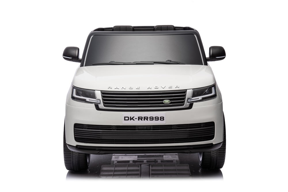 2-Persoons Range Rover, 24 Volt Elektrische Kinderauto, Mp4-Scherm, Rubberen Banden, Leder Zitting