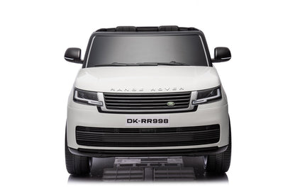 2-Persoons Range Rover, 24 Volt Elektrische Kinderauto, Mp4-Scherm, Rubberen Banden, Leder Zitting
