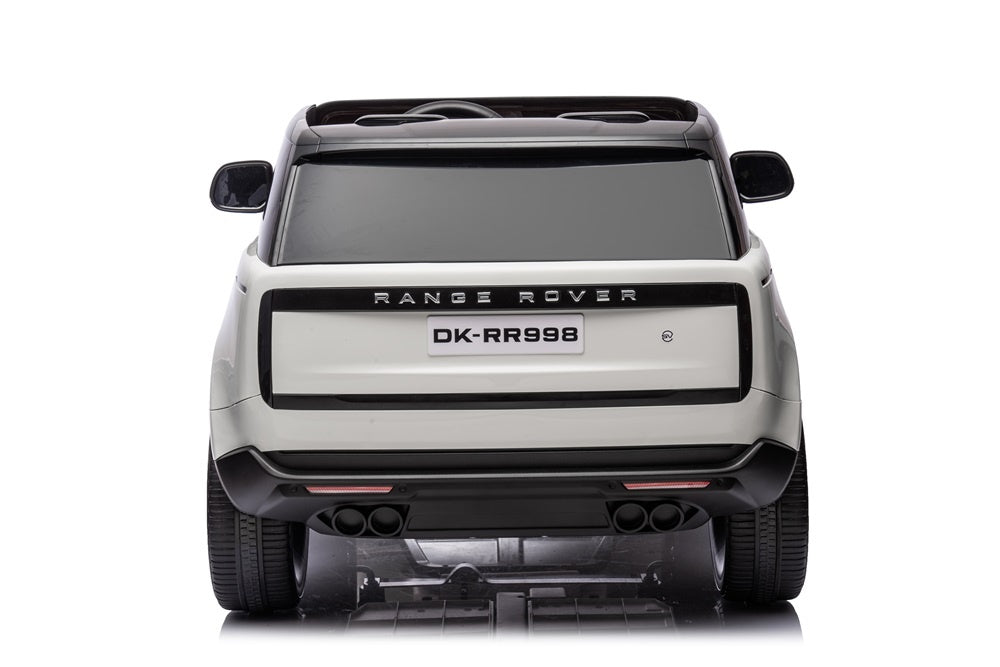 2-Persoons Range Rover, 24 Volt Elektrische Kinderauto, Mp4-Scherm, Rubberen Banden, Leder Zitting