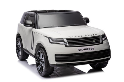 2-Persoons Range Rover, 24 Volt Elektrische Kinderauto, Mp4-Scherm, Rubberen Banden, Leder Zitting
