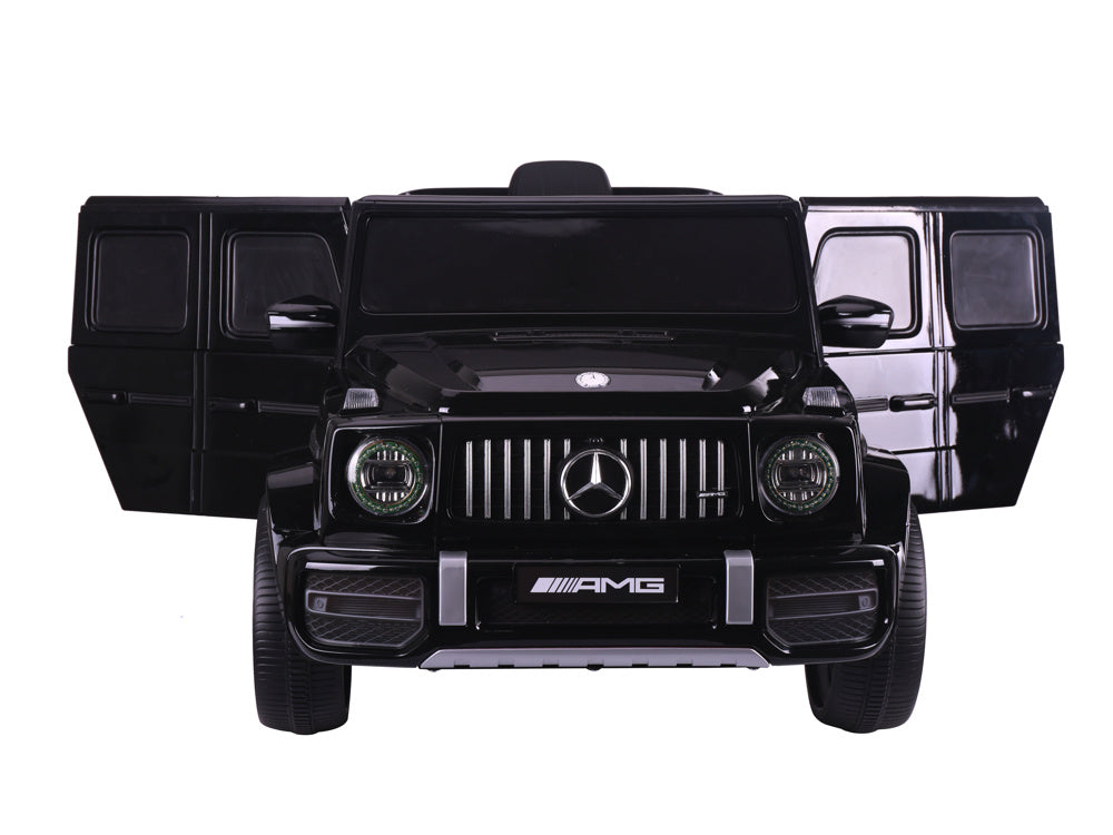 Mercedes G63, 12 Volt Kinder Accu Auto, Rubberen Banden, Leder Zitje En Meer!