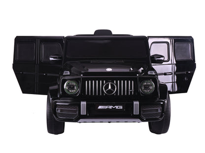 Mercedes G63, 12 Volt Kinder Accu Auto, Rubberen Banden, Leder Zitje En Meer!