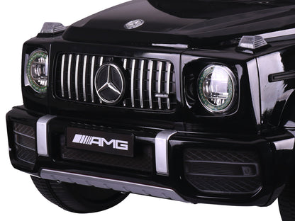 Mercedes G63, 12 Volt Kinder Accu Auto, Rubberen Banden, Leder Zitje En Meer!